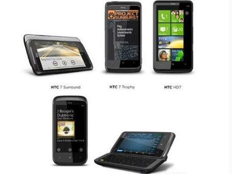 WP7正式发布 HTC推出五款WP7智能手机 